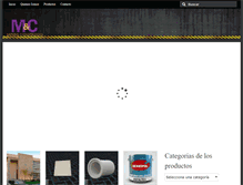 Tablet Screenshot of materialyconstruccion.com